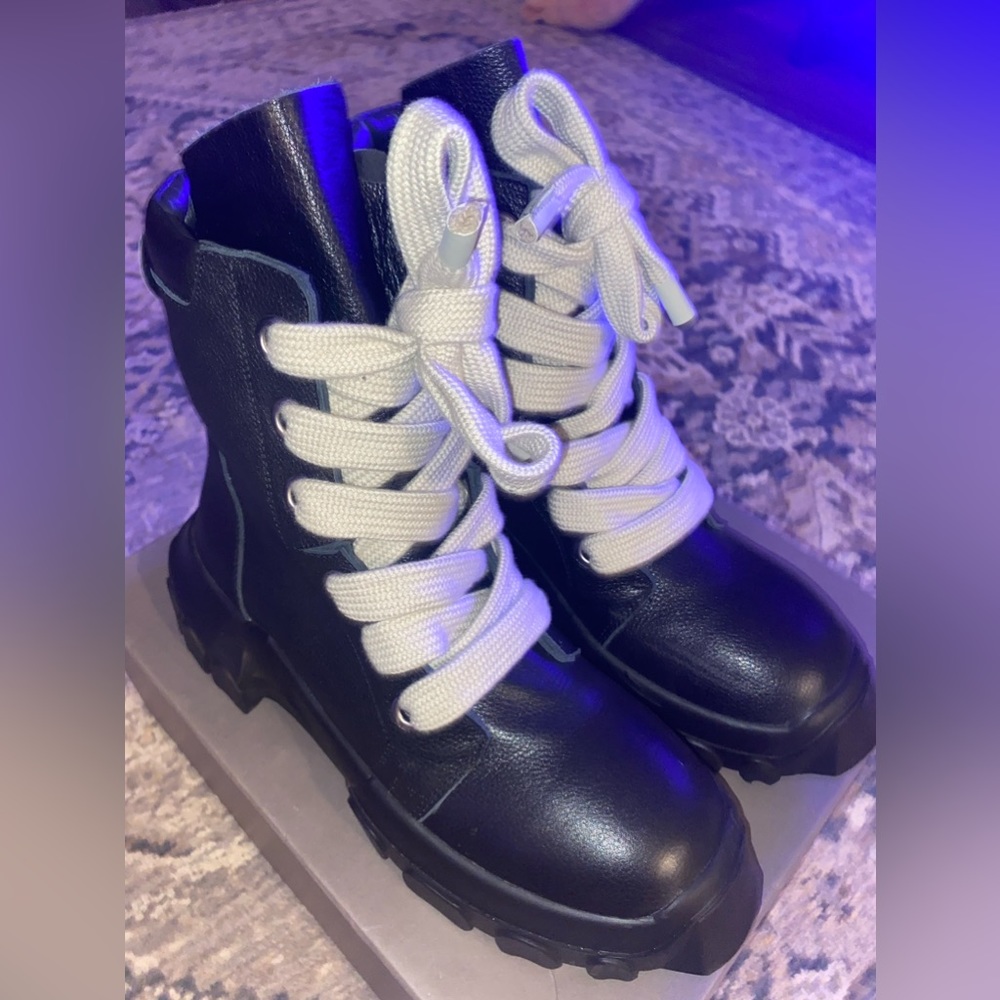 Rick Owens JumboLace Tractor Bozo Boot